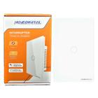Interruptor inteligente Touch Zigbee com 1 botão ZTS-1WB Nova Digital