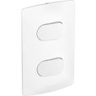 Interruptor Nereya 2 Teclas Duplo Branco Fosco 4x2 Pial Legrand