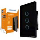 Interruptor novadigital zigbee touch 3 botões