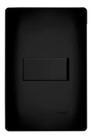 Interruptor Paralelo Preto 16A/250V Com Placa Habitat Black - Fame