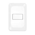 Interruptor Pial Pop 1 Tecla Simples com Placa 4X2
