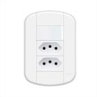 Interruptor Simples 16a/250v E 2 Tomadas 2p+t 250v Blanc+ 16A E 2 TOMADA 10A
