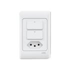 Interruptor Smart AGL KS825, Wi-Fi, Bivolt, Tomada e Interruptor Tecla, Branco - 1106166