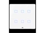 Interruptor Touch Inteligente 6 Botoes Wi-fi 10a + Rf Com Placa 4x4 Weg Home Branco