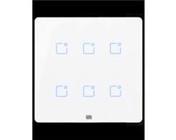 Interruptor Touch Inteligente 6 Botoes WI-FI 10A + RF com Placa 4X4 WEG Home Branco - Weg SMART Home
