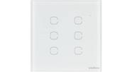 Interruptor Touch Smart WiFi 6 teclas EWS 1006 Branco Intelbras