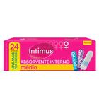 Intimus absorvente interno médio com 24 unidades - KIMBERLY-CLARK