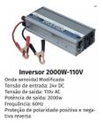 Inversor De Tensao 24v 110v 2000w Knup Kp551 Transformador
