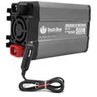 Inversor de Voltagem Tech One 500W 12V para 220V com USB Transformador Conversor de Potência