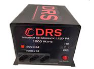 Inversor DRS nacional 1250VA 1000 WATTS 12 ou 24V onda quadrada - DRS