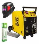 Inversora Solda Multiprocesso 250a Mig 250s V8 Br Com Mascara
