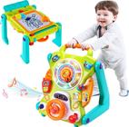 iPlay, iLearn 3 em 1 Baby Walker Sit to Stand Toys, Centro de Atividades Infantis, Mesa Divertida Musical para Crianças, Luzes e Sons, Aprendizagem, Presente de Aniversário para 9, 12, 18 Meses, 1, 2 Anos, Bebê, Menino, Menina