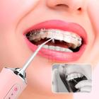 Irrigador Oral Elétrico Jato D Água Limpador Dental Bucal Cor Rosa 110v/220v