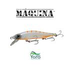 Isca Artificial Maquina 11cm 15g Yara Cor 74 BRANCO COM LARANJA