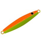 Isca Artificial NS Jumping Jig Gumi 75g 8cm Para Pesca De Olhete Anchova Olho De Boi Verde Laranja