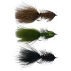 Isca Artificial para Pesca DE FLY GREGORIO BUGGER BLACK 1 C/3