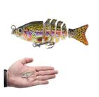 Isca Artificial Pesca Lambari Real Articulado 4,9cm Tucunaré - Shopdapesca