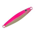 Isca artificial pesca ns jig gumi 480gr 18,0cm rosa/glow