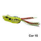Isca Artificial Popper Frog 5,5cm/15Gr Cor15 Amarelo - Lizard
