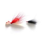 Isca Artificial Pro-Tsuri Branco/Vermelho Tail Duplo - 15g