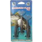 Isca Camarão Artificial Flex de 10cm - embalagem c/ 3 iscas - Flex Iscas Artificiais