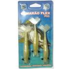 Isca Camarão Artificial Flex de 10cm - embalagem c/ 3 iscas