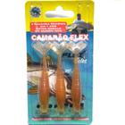 Isca Camarão Artificial Flex de 8cm - modelo FAT e SLIM