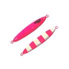 Isca De Pesca Artificial Para Robalos Anchovas e Sororocas NS Jig Noka 90 8,5cm 90g Rosa/List/Glow