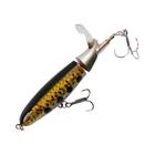 Isca de Pesca Popper 13g - Hélice Topwater com Crankbait e Cauda Rotativa