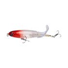 Isca de Pesca Topwater Whopper Popper - 10cm/14cm - Com Cauda Giratória