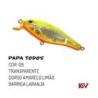 Isca Papa Todos da KV Isca Artificial Meia Agua Floating de 7,5cm