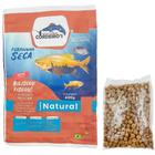 Isca para Pesca Ração Furadinha Sabor Natural 400g para Tilapias Pacu Tambas