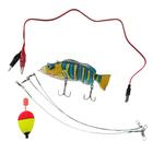 Isca Pesca Robotica Pescaria Peixe Eletrico Artilavel Led Fishing Nadador Lambari