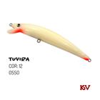 Isca Tuvira 12cm da KV plug de barbela Meia Água floating