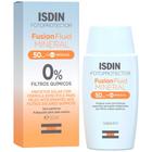 Isdin Fotoprotector Protetor Solar Fusion Fluid Mineral FPS50 0% Filtros Químicos 50ml