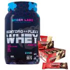 Isohydro ++ Flexx Whey - 907g - Under Labz + Crisp Bar - 12 Un - Integralmédica