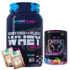 Isohydro ++ Flexx Whey - 907g - Under Labz + Element 115 - 400g - Under Labz + Dose de Suplemento