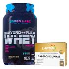 Isohydro ++ Flexx Whey - 907g - Under Labz - (Nova Fórmula) - 907g + Cabelos e Unhas - 30 Cáps Cimed