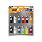 Isqueiro Bic Mini Display Pequeno Original Cartela 12 Uni