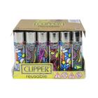 Isqueiro Clipper Maxi Hippie Party 1 com 24 Unidades
