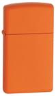 Isqueiro de bolso Zippo Slim Orange Matte tamanho único