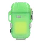 Isqueiro Plasma Recarregável Com Lanterna Resistente A Vento Forte Água - Luatek