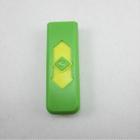 Isqueiro USB Recarregável - Verde com amarelo - Generic