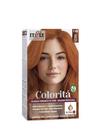 Itely Coloração Profissional Permanente Creme Coloritá 7.43 Louro Médio Cobre Dourado