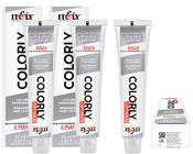 Itely Kit c/3 Tintas Colorly 5NI Castanho Claro Intenso 60 ml