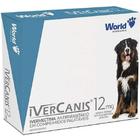 IverCanis 12mg para Cães de 60Kg - Blíster 4 Comprimidos - World