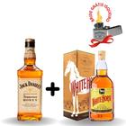 Jack Daniel's Honey com White Horse bebida álcool isqueiro - In