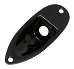 Jack plate preto strato canoa para guitarra cjk-bk - PHX