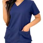 Jaleco Camisa Scrub Hospitalar Enfermeira Médico Uniforme - Avental 8