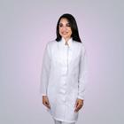 Jaleco Feminino Acinturado Abertura Italiana 200002 Preto - Clara Arruda - Jaleco Médico / Hospitalar - Magazine Luiza